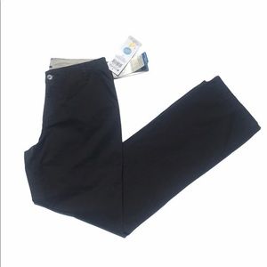Columbia Edgewater Black Chino Women's Pants 6